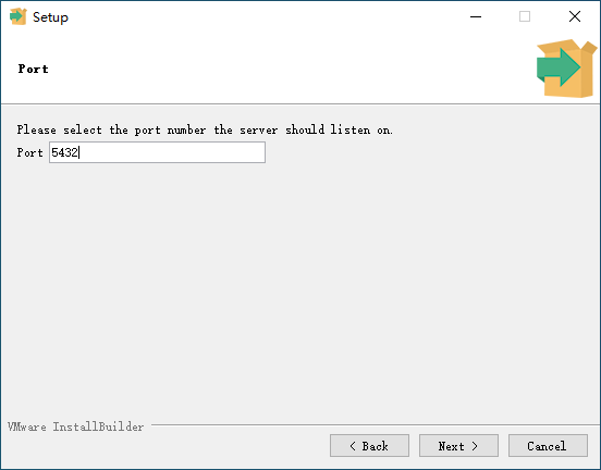 PostgreSQL Setup - Port Configuration