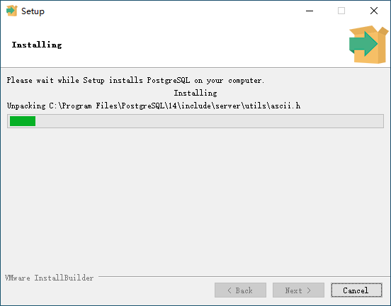 PostgreSQL Setup - Installing