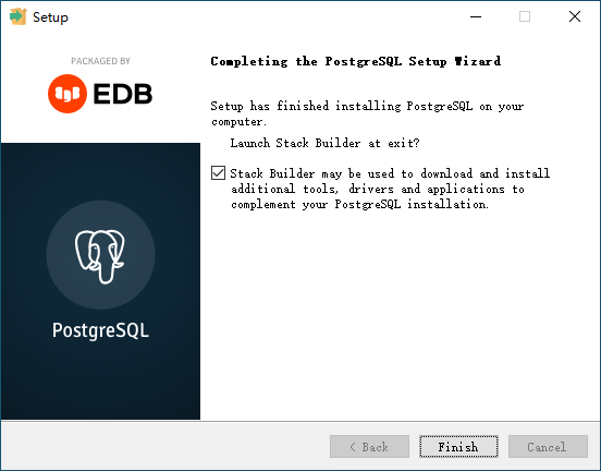 PostgreSQL Setup - Finished